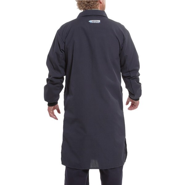 NSA Chemical Resistant FR Lab Coat in Navy